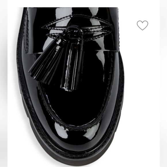 Stuart Weitzman Adrina Tassel Patent Leather Loafers - Picture 4 of 13
